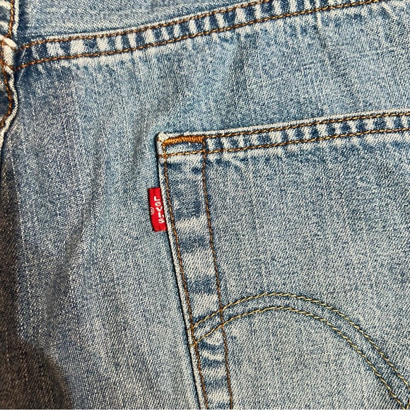 Levi's Light Blue Denim Shorts - Picture 5 of 10